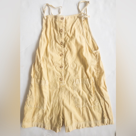 Billabong size Large Yellow wave Romper - Picture 1 of 2